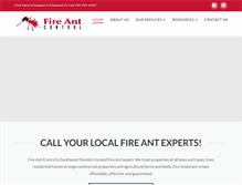 Tablet Screenshot of fire-ant-control.com